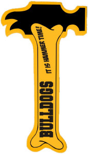 Promotional Foam Hands: 16 inch Dog Bone Hammer Foam Wavers